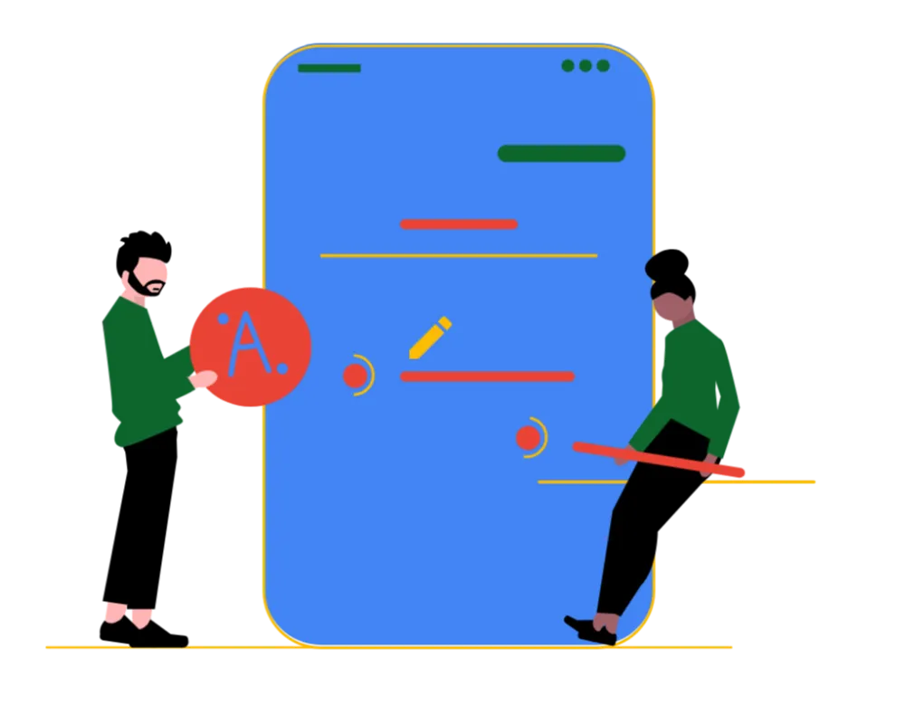 إنشاء محتوى الموقع الإلكتروني