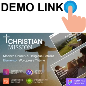 Christian Mission - Religious Events & Retreats Church WordPress Theme