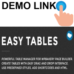 Easy Tables - Table Manager for WPBakery Page Builder