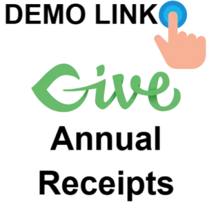 Give - Annual Receipts
