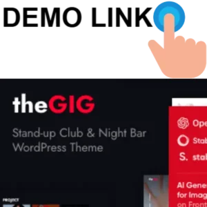 The Gig - Stand-up Club & Night Bar WordPress Theme