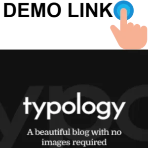 Typology - Minimalist Blog & Text Based Theme for WordPress