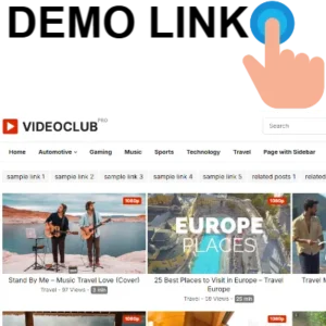 VideoClub Pro - WordPress Theme