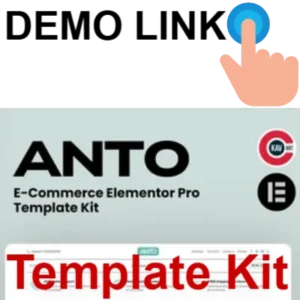 Anto - E-Commerce Elementor Pro Template Kit