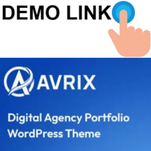 Avrix - Digital Agency Portfolio WordPress Theme