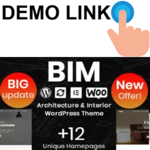 BIM - Architecture & Interior Design Elementor WordPress Theme