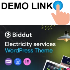 Biddut - Electricity Services WordPress Theme