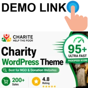 Charite - Nonprofit Charity & Donation WordPress Theme