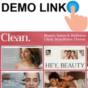 Clean - Beauty Salon & Wellness Clinic WordPress Theme