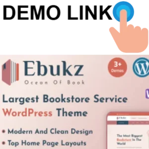 Ebukz - eBook & eReading Shop WordPress Theme