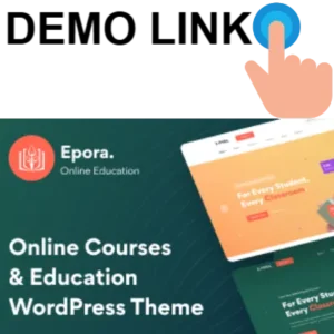 Epora - Online Courses & Education WordPress Theme