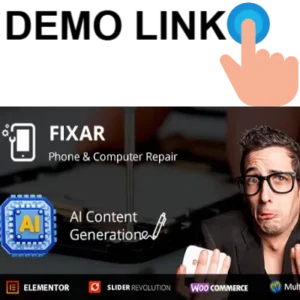 Fixar - Phone & Computer AI Repair WordPress Theme