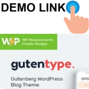 Gutentype - 100% Gutenberg Blog WordPress Theme
