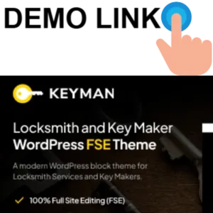 Keyman - Locksmith & Key Maker Services Gutenverse FSE WordPress Block Theme