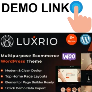 Luxrio - Jewellery & Fashion eCommerce WordPress Theme