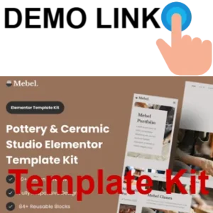 Mebel - Pottery & Ceramic Studio Elementor Template Kit