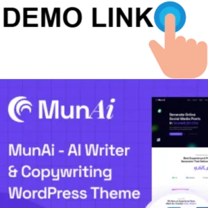 MunAi - AI Writer & Copywriting WordPress Theme