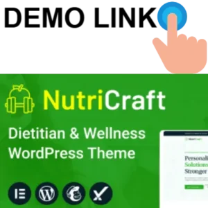 NutriCraft - Dietitian & Wellness WordPress Theme