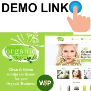 Organic Beauty - Cosmetics Store WordPress Theme