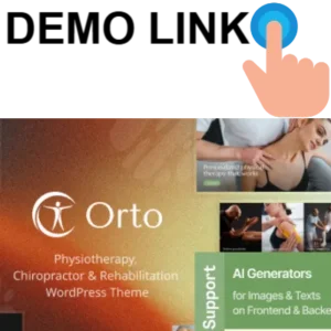 Orto - Physiotherapy, Chiropractor & Rehabilitation WordPress Theme