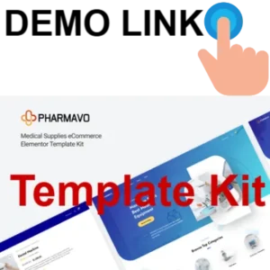Pharmavo - Medical Supplies eCommerce Elementor - Template Kit