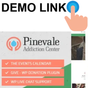 Pinevale - Addiction Recovery and Rehabilitation Center WordPress Theme