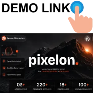 Pixelon - Creative Digital Portfolio WordPress Theme
