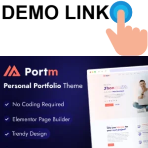 Portm - Personal Portfolio WordPress Theme