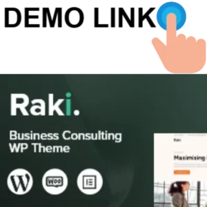 Raki - Business, Finance Consulting WordPress Theme
