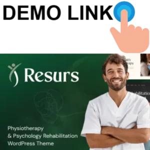 Resurs - Physiotherapy & Psychology Rehabilitation WordPress Theme