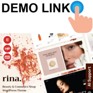 Rina - Beauty & Cosmetics Shop WordPress Theme
