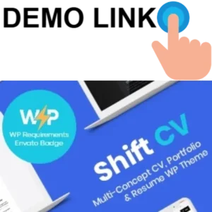 ShiftCV - Blog, Resume, Portfolio - WordPress Theme