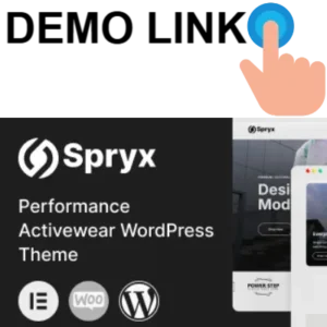 Spryx - Performance Activewear WordPress Theme