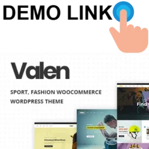 Valen - Sport, Fashion WooCommerce WordPress Theme