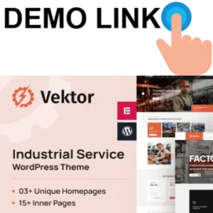 Vektor - Industrial Service WordPress Theme