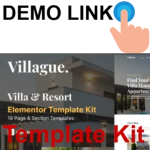 Villague - Private Villa & Resort elementor Template Kit